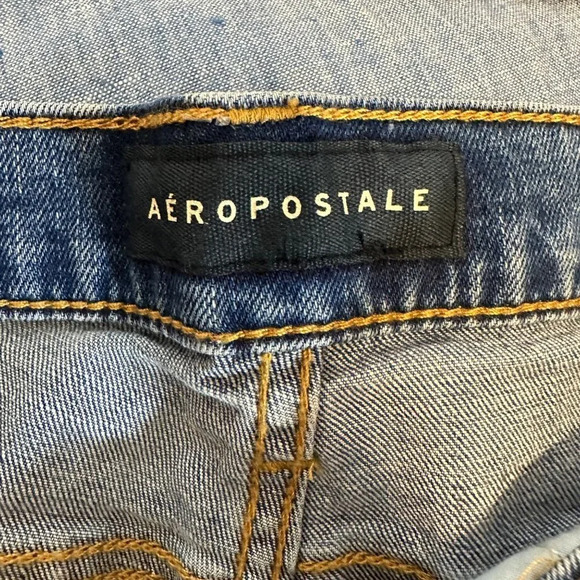 Aeropostale Cheeky Jegging Distressed Jean 8 - Picture 3 of 5